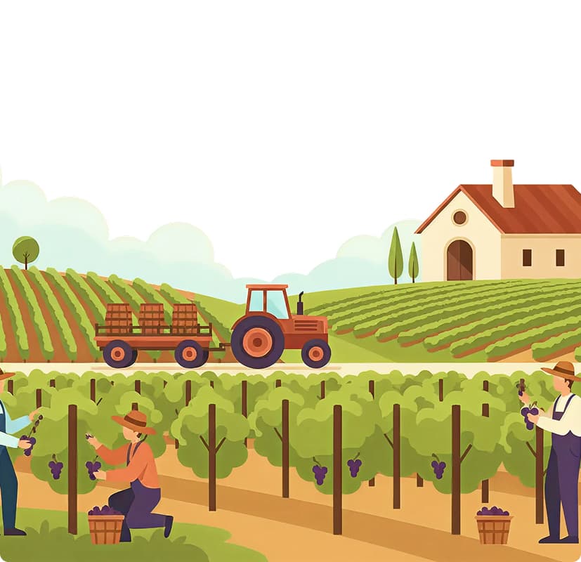 Vignerons image - page de connexion